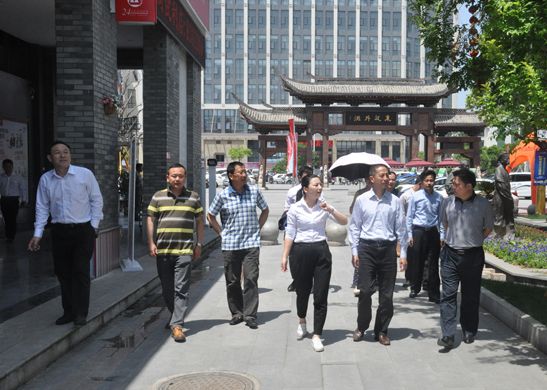 湖北省发改委领导视察东坡外滩